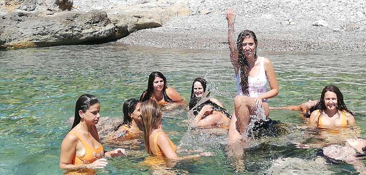 bachelor parties Greece private yacht hire